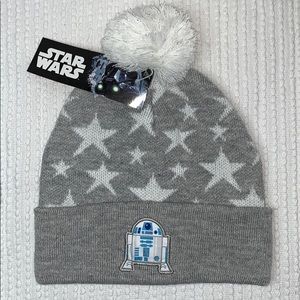 Child’s Grey Star Wars R2D2 Beanie